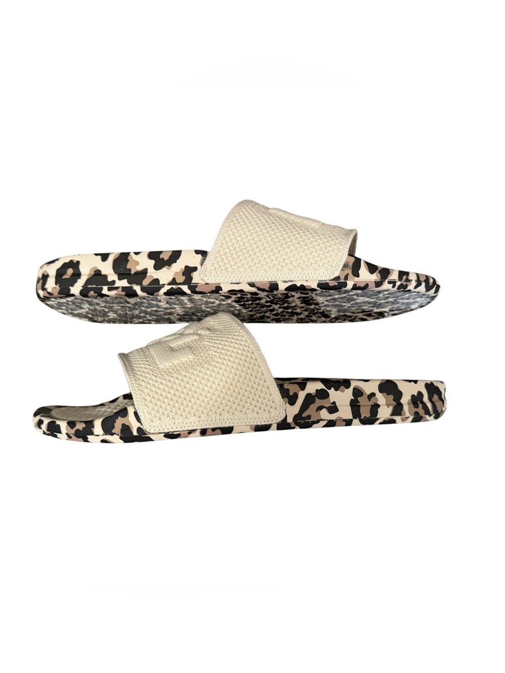 APL Knit Slide Sandals in Parchment/Leopard Men’s Size 11 - Picture 5 of 9